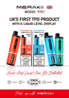 4 in 1 Merakii 3000 Puffs Disposable Vape Pod Kit Box of 5 - Vape Wholesale Mcr