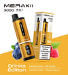 4 in 1 Merakii 3000 Puffs Disposable Vape Pod Kit Box of 5