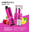 4 in 1 Merakii 3000 Puffs Disposable Vape Pod Kit Box of 5