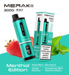 4 in 1 Merakii 3000 Puffs Disposable Vape Pod Kit Box of 5