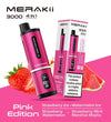 4 in 1 Merakii 3000 Puffs Disposable Vape Pod Kit Box of 5