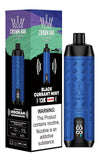 Al Fakher 12000 Puffs Hookah Disposable Vape Box of 10 - Blaccurrant Mint - vapeukwholesale