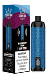 Al Fakher 12000 Puffs Hookah Disposable Vape Box of 10 - Blueberry Gum - vapeukwholesale