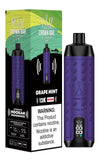 Al Fakher 12000 Puffs Hookah Disposable Vape Box of 10 - Grape Mint - vapeukwholesale