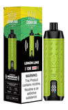 Al Fakher 12000 Puffs Hookah Disposable Vape Box of 10 - Lemon Lime - vapeukwholesale