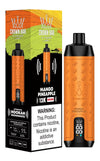 Al Fakher 12000 Puffs Hookah Disposable Vape Box of 10 - Mango Pineapple - vapeukwholesale