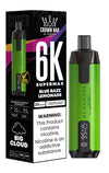 Al Fakher Supermax 6k Puffs Disposable Vape Pod Kit (Box of 5) - Blue Razz Lemonade - vapeukwholesale