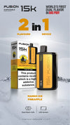 Fusion 15k Puffs 2 in 1 Disposable Vape Pod Kit Box of 5 - Vape Wholesale Mcr