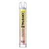 SKE Crystal 600 Puffs Disposable Vape Pod Device 20MG - Box of 10 - Lemon Peach Passion Fruit -Vapeuksupplier