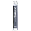 SKE Crystal 600 Puffs Disposable Vape Pod Device 20MG - Box of 10 - Mr Black -Vapeuksupplier