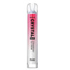 SKE Crystal 600 Puffs Disposable Vape Pod Device 20MG - Box of 10 - Strawberry Ice Cream -Vapeuksupplier