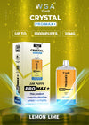 The Crystal Pro Max + 10000 Disposable Vape Pod Box of 10 - Lemon Lime -Vapeuksupplier
