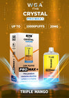 The Crystal Pro Max + 10000 Disposable Vape Pod Box of 10 - Triple Mango -Vapeuksupplier