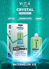 The Crystal Pro Max + 10000 Disposable Vape Pod Box of 10 - Watermelon Ice -Vapeuksupplier